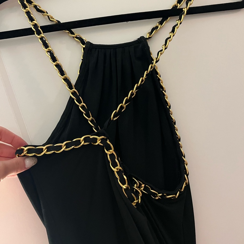EXPRESS Gold Chain Top, XS